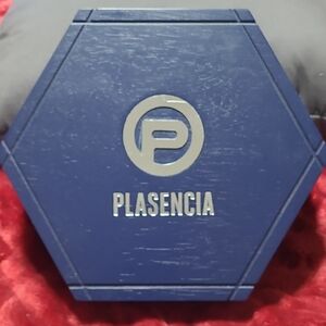 Mantello Blue and Silver Cigar Box W/Cutter